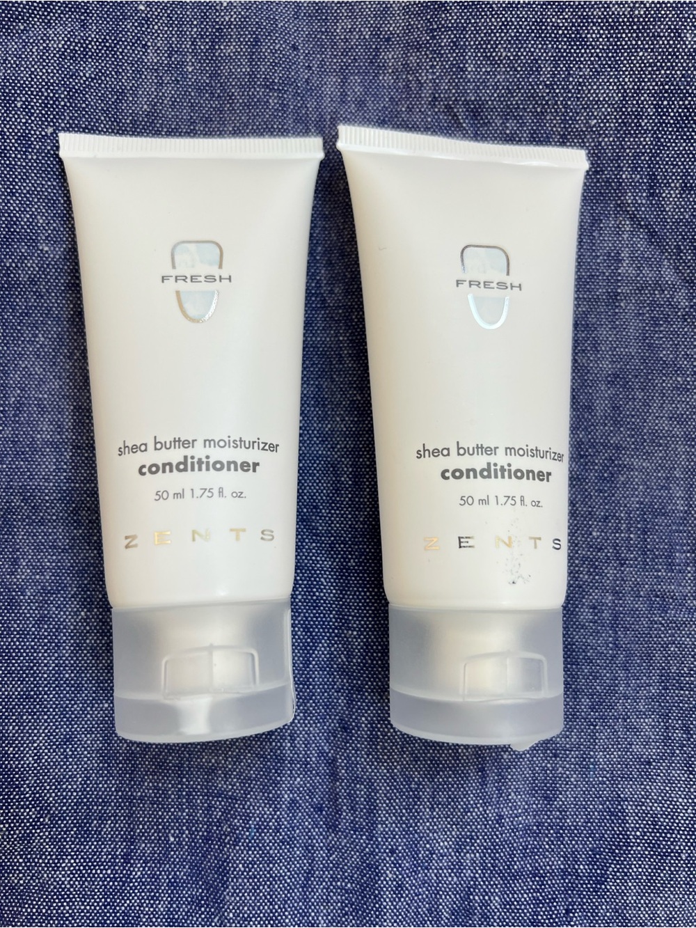 ZENTS Conditioner Shea Butter Moisturizer FRESH (2) 1.75 fl. oz. NEW SEALED